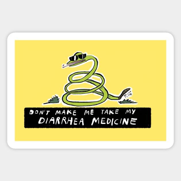 Red Pilled Snake Sticker by bransonreese